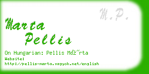 marta pellis business card